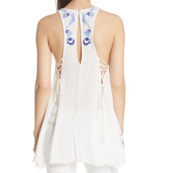 Free People White Adelaide Festival Slip Dress Size Xs - Picture 2 of 13